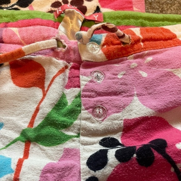 Roxy Hawaiian Multi Color Floral Pajama Pants - Picture 3 of 7